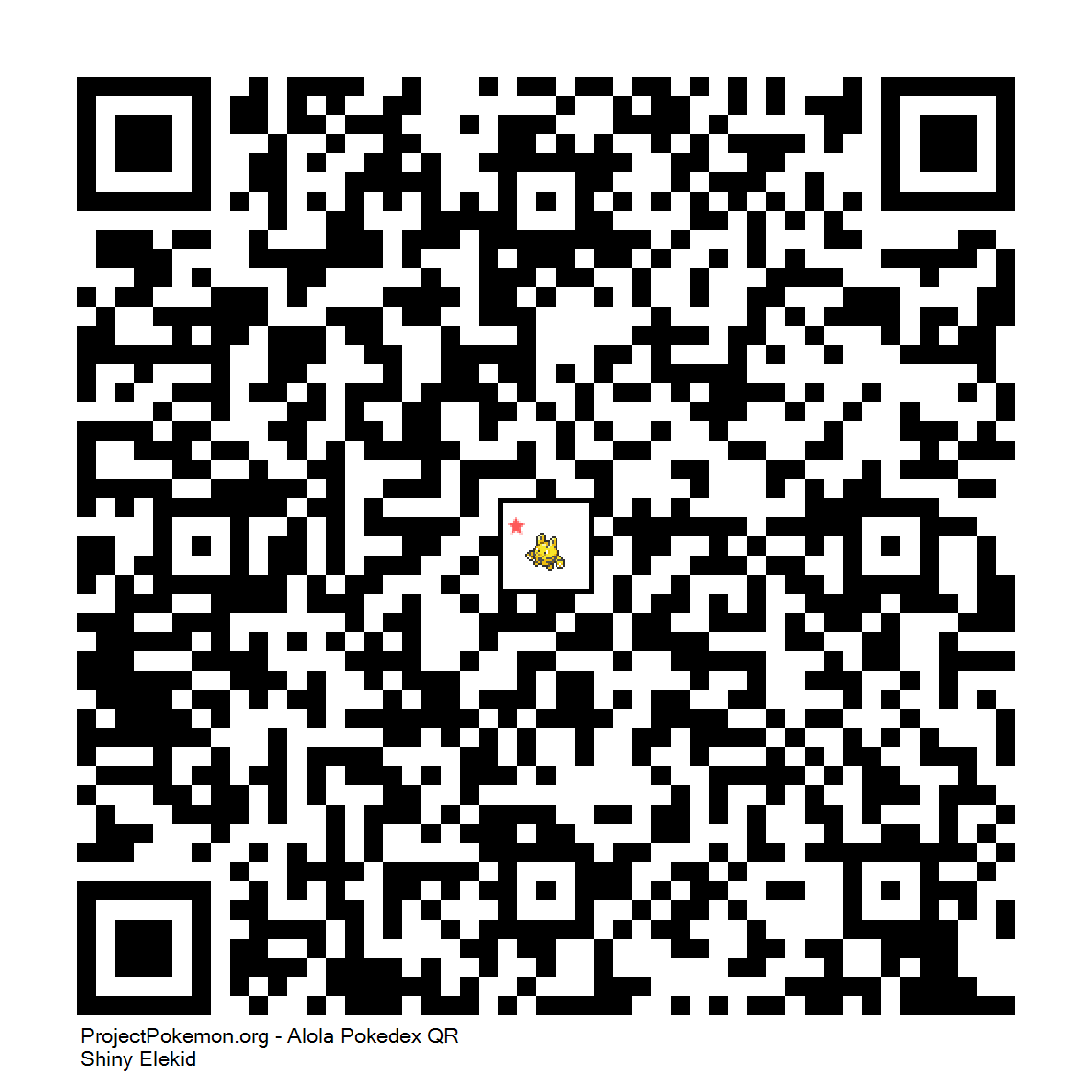 Cdigo QR de Elekid variocolor